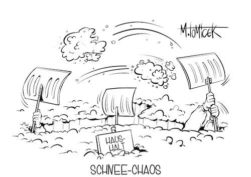 Schnee-Chaos Schnee-Chaos