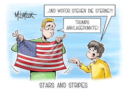 Cartoon: Stars and Stripes (medium) by Mirco Tomicek tagged donald,trump,anklage,anklagepunkte,ex,präsident,usa,amerika,united,states,georgia,präsidentenwahl,wahl,wahlen,gericht,angeklagt,cartoon,karikatur,pressekarikatur,mirco,tomicek,donald,trump,anklage,anklagepunkte,ex,präsident,usa,amerika,united,states,georgia,präsidentenwahl,wahl,wahlen,gericht,angeklagt,cartoon,karikatur,pressekarikatur,mirco,tomicek