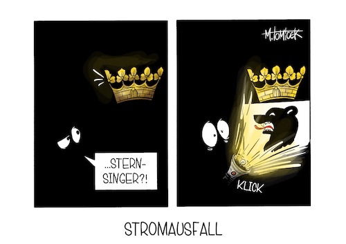 Cartoon: Stromausfall (medium) by Mirco Tomicek tagged sternsinger,heilige,drei,könige,stern,singer,strom,stromausfall,ausfall,berlin,brandenburg,ausgefallen,elektrizität,karikatur,cartoon,pressekarikatur,mirco,tomicek,sternsinger,heilige,drei,könige,stern,singer,strom,stromausfall,ausfall,berlin,brandenburg,ausgefallen,elektrizität,karikatur,cartoon,pressekarikatur,mirco,tomicek
