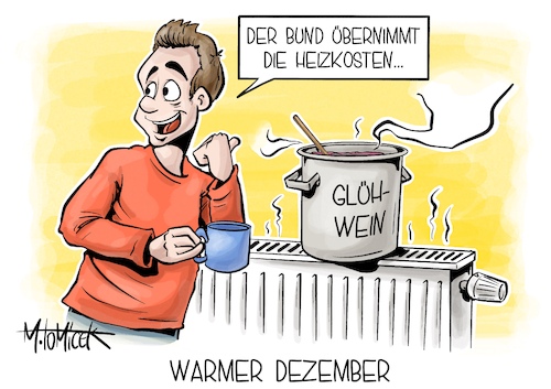 Warmer Dezember