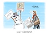 Cartoon: Kalt erwischt (small) by Mirco Tomicek tagged kälte,kaltes,wetter,kalt,schnee,eis,glätte,glatteis,öpnv,streik,streiks,verdi,nahverkehr,bus,bahn,verkehr,busse,zug,züge,gestreikt,tarife,tarifrunde,karikatur,cartoon,pressekarikatur,mirco,tomicek