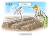 Cartoon: Klimawandel (small) by Mirco Tomicek tagged china,spionage,spion,spione,festgenommen,verhaftet,militär,militärtechnik,technik,klima,klimawandel,agrar,wandel,karikatur,pressekarikatur,cartoon,mirco,tomicek
