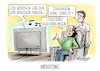 Cartoon: Misstöne (small) by Mirco Tomicek tagged frieden,friedensverhandlungen,friedensgespräche,verhandlungen,ukraine,russland,krieg,waffenruhe,usa,istanbul,putin,selenskyj,trump,esc,finale,eurovision,song,contest,karikatur,pressekarikatur,cartoon,mirco,tomicek
