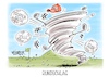 Cartoon: Rundschlag (small) by Mirco Tomicek tagged donald,trump,usa,amerika,us,truppen,truppenabzug,teilabzug,deutschland,soldaten,militär,bundeswehr,zölle,zoll,iran,straße,von,hormus,schiffe,karikatur,cartoon,pressekarikatur,mirco,tomicek