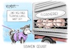Cartoon: Schwein gehabt (small) by Mirco Tomicek tagged cem,özdemir,eckpunkte,tierwohl,label,tier,wohl,tierwohllabel,tiere,schweine,schwein,tierhaltung,kennzeichnung,fleisch,fleischerei,wurst,fleischindustrie,cartoon,karikatur,pressekarikatur,mirco,tomicek