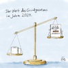 Cartoon: Der Wert des Grundgesetzes (small) by LaserLurch tagged corona,covid,grundgesetz,klopapier,justiz,waage,pandemie