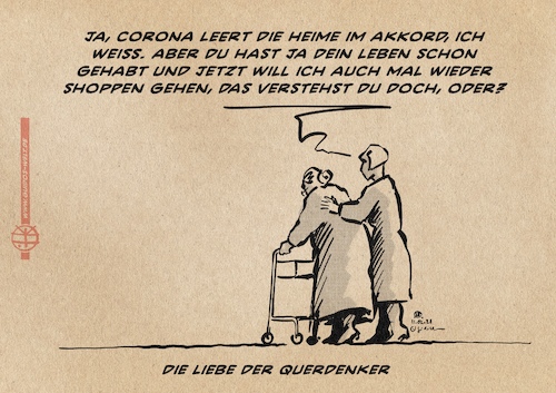 Cartoon: Alles öffnen (medium) by Guido Kuehn tagged alles,öffnen,orona,covid,querdenker,alles,öffnen,orona,covid,querdenker