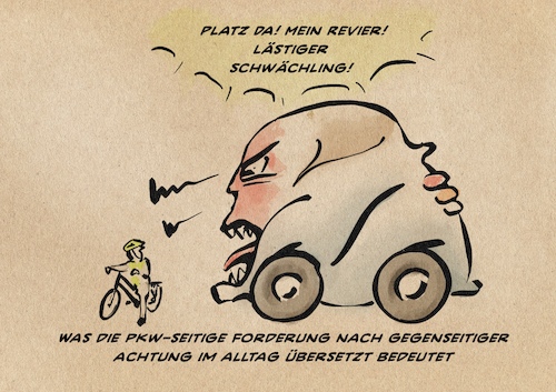 Cartoon: Automobilistan (medium) by Guido Kuehn tagged mobilität,mobilität