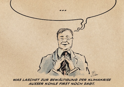 Cartoon: Erstmal Kohle (medium) by Guido Kuehn tagged laschet,kohle,klima,hambach,lützerath,braunkohle,klimaschutz,laschet,kohle,klima,hambach,lützerath,braunkohle,klimaschutz