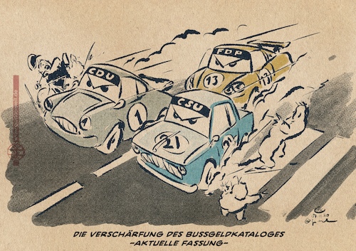 Cartoon: Gaskranke (medium) by Guido Kuehn tagged scheuer,cdu,csu,bußgeldkatalog,raser,scheuer,cdu,csu,bußgeldkatalog,raser
