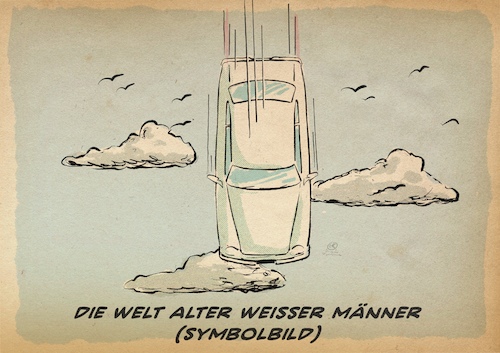 Cartoon: Letzte Abzweigung nach Gestern (medium) by Guido Kuehn tagged auto,verkehr,infrastruktur,auto,verkehr,infrastruktur