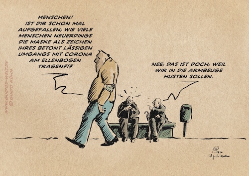 Cartoon: masken (medium) by Guido Kuehn tagged masken,corona,masken,corona