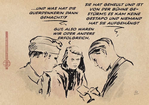 Cartoon: Sei nicht wie Jana (medium) by Guido Kuehn tagged jana,covidioten,jana,covidioten