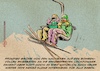 Cartoon: Massenandrang im Wintersport (small) by Guido Kuehn tagged covid,corona,wintersport