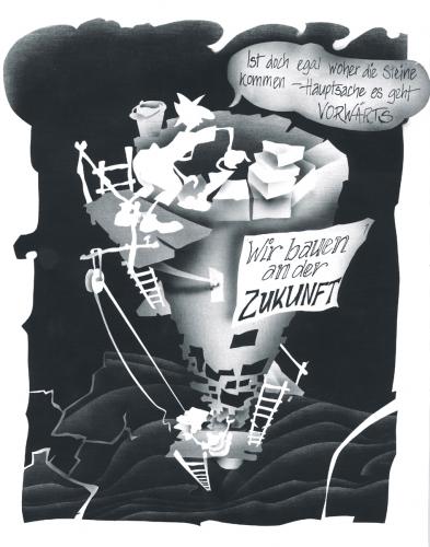 Cartoon: Zukunft (medium) by Jörg Halsema tagged cartoon,