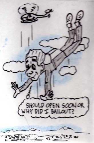 Cartoon: Free Falling Markets (medium) by dogbreath tagged economics