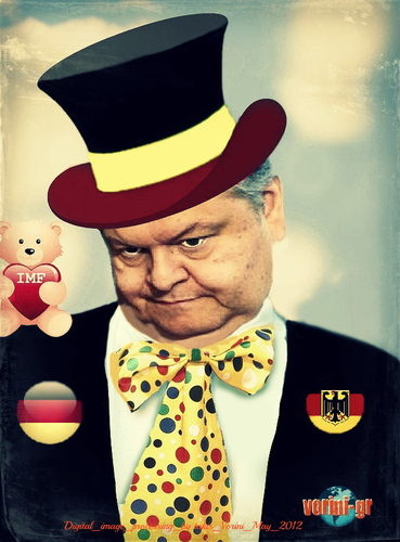 Cartoon: Venizelos friend of the Germans (medium) by takis vorini tagged vorini