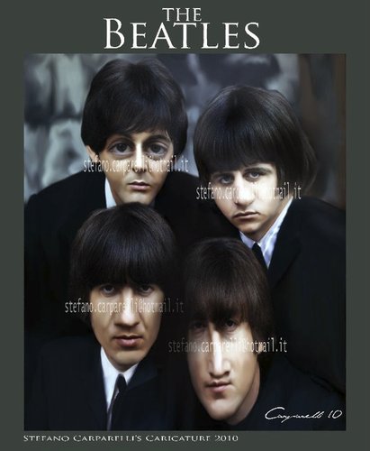 Cartoon: Beatles (medium) by carparelli tagged caricature
