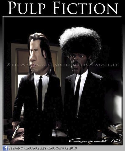 Cartoon: Pulp Fiction (medium) by carparelli tagged caricature