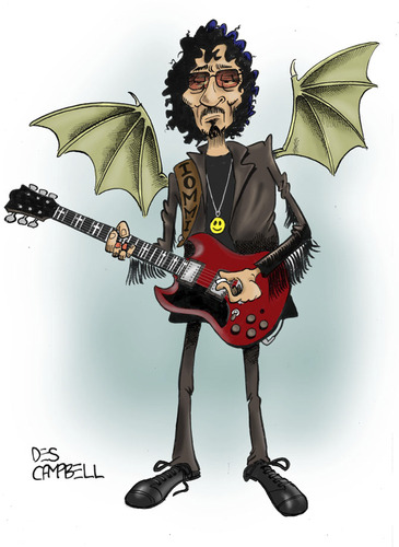 Cartoon: Tony Iommi (medium) by campbell tagged tony,iommi,black,sabbath,hearvy,metal,rock,guitar,guitarist,music