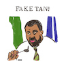 Cartoon: The Real Matteo Salvini (small) by nerosunero tagged salvini,fake,news,tan,matteo,summer