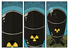 Cartoon: The box of Pandora (small) by Enrico Bertuccioli tagged atomic,nuclear,war,atomicwar,nuclearwar,worldwar,atomicbomb,nuclearbomb,devastation,destruction,armageddon,nuclearthreat,atomicthreat,nuclearweapons,atomicweapons,pandorasbox,olitical,politicalcartoons,politicalcartoon,editorialcartoon