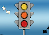 Cartoon: The COVID-19 traffic lights (small) by Enrico Bertuccioli tagged covid19,coronavirus,virus,disease,health,lockdown,outbreak,pandemic,government,global,restrictions,security,safety,life,isoilation,prevention,vaccine,traffic,lights,human,beings,behaviour,policy,regulation,rules,people,society,social,awareness,knowledge,relationship,psychology,psychological,depression,anxiety