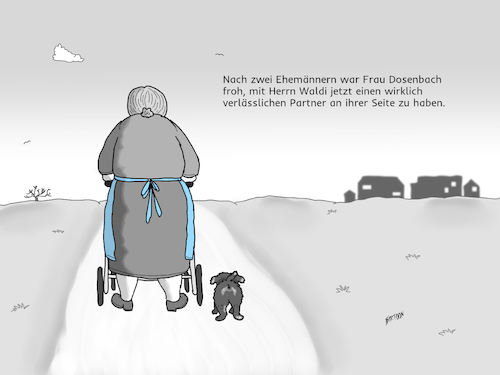 Cartoon: Verlässlicher Partner (medium) by Birtoon tagged partner,hund