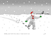 Cartoon: Tiefer Schnee (small) by Birtoon tagged schnee