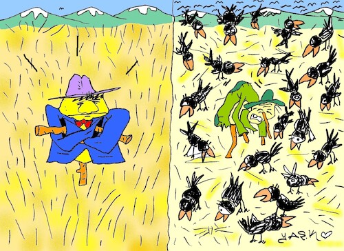 Cartoon: acceptance (medium) by yasar kemal turan tagged acceptance