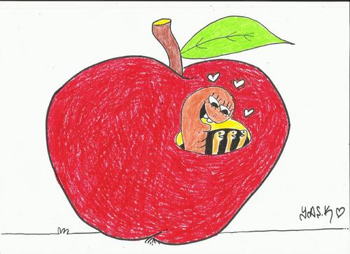 Cartoon: Apple has established (medium) by yasar kemal turan tagged established,has,apple