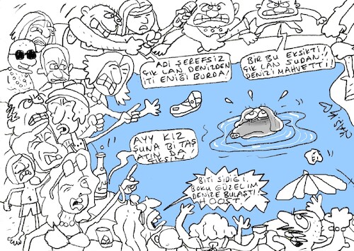 Cartoon: Ares (medium) by yasar kemal turan tagged ares