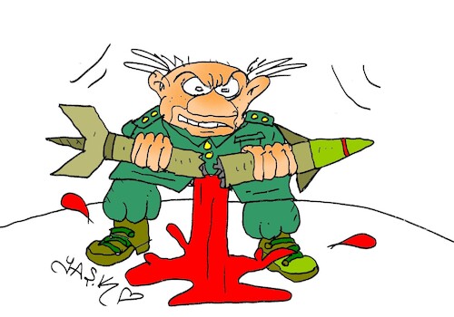 Cartoon: art of war (medium) by yasar kemal turan tagged art,of,war