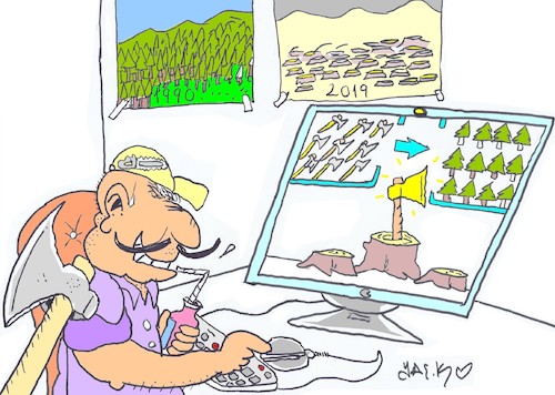 Cartoon: bad business (medium) by yasar kemal turan tagged bad,business