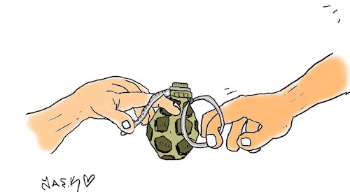 Cartoon: big noise (medium) by yasar kemal turan tagged big,noise