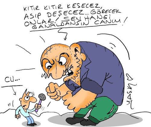 Cartoon: bigot (medium) by yasar kemal turan tagged bigot