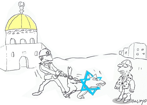 Cartoon: bigoted (medium) by yasar kemal turan tagged bigoted