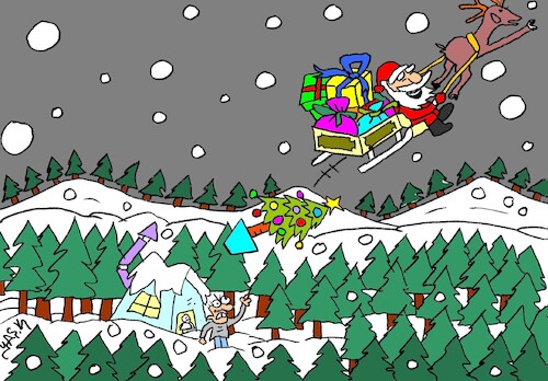 Cartoon: black humor (medium) by yasar kemal turan tagged black,humor