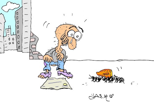 Cartoon: blessed (medium) by yasar kemal turan tagged blessed