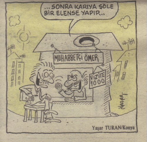 Cartoon: Chatter-1989 LIMON (medium) by yasar kemal turan tagged chat,limon,1989,ömer,chatter