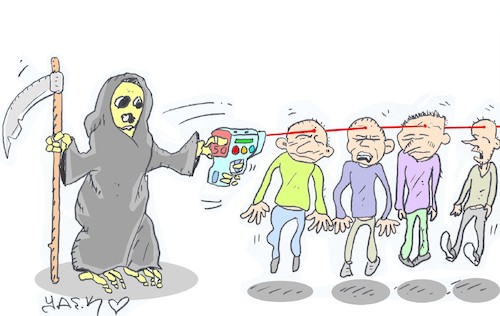 Cartoon: despair (medium) by yasar kemal turan tagged despair