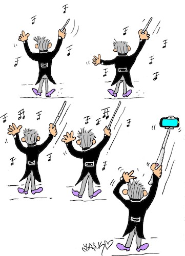 Cartoon: different performance (medium) by yasar kemal turan tagged different,performance