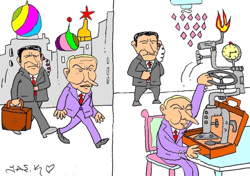 Cartoon: energy threat (medium) by yasar kemal turan tagged energy,threat