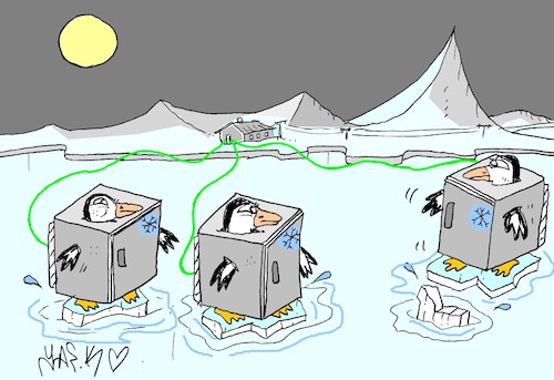 Cartoon: even warmer (medium) by yasar kemal turan tagged even,warmer