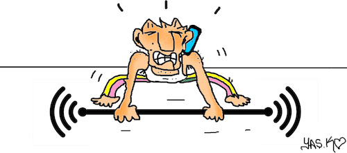 Cartoon: expensive internet (medium) by yasar kemal turan tagged expensive,internet