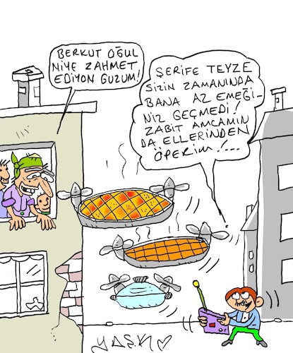 Cartoon: Feast of Ramadan (medium) by yasar kemal turan tagged feast,of,ramadan