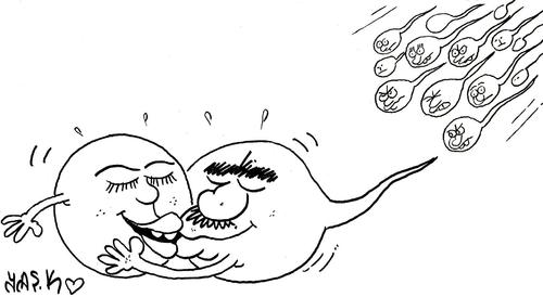 Cartoon: foreplay (medium) by yasar kemal turan tagged foreplay