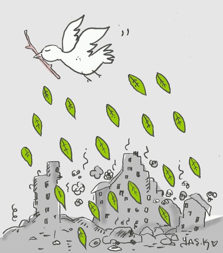Cartoon: Gazze (medium) by yasar kemal turan tagged gazze