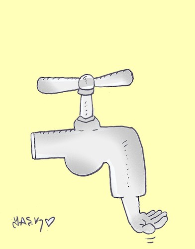 Cartoon: in need (medium) by yasar kemal turan tagged in,need