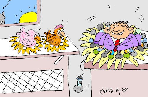 Cartoon: incubation (medium) by yasar kemal turan tagged incubation